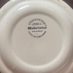 Vintage Midwinter Stonehenge "Creation" (or Speckled) Side Plates Set of 4, Made in England-1970s