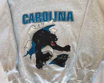 Vintage 1993 Carolina Panthers Nutmeg Mills Crewneck (Made in USA)