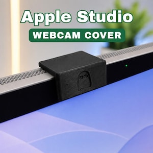 Webcam Cover for Apple Studio Display | Ghost Design, No Adhesive, Slide-On Camera Cover