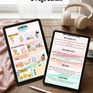 ADHD Dopamine Menu Printable-Neurodivergent friendly wellness planner-Dopamine menu for ADHD brain-Instant Digital Download PDF