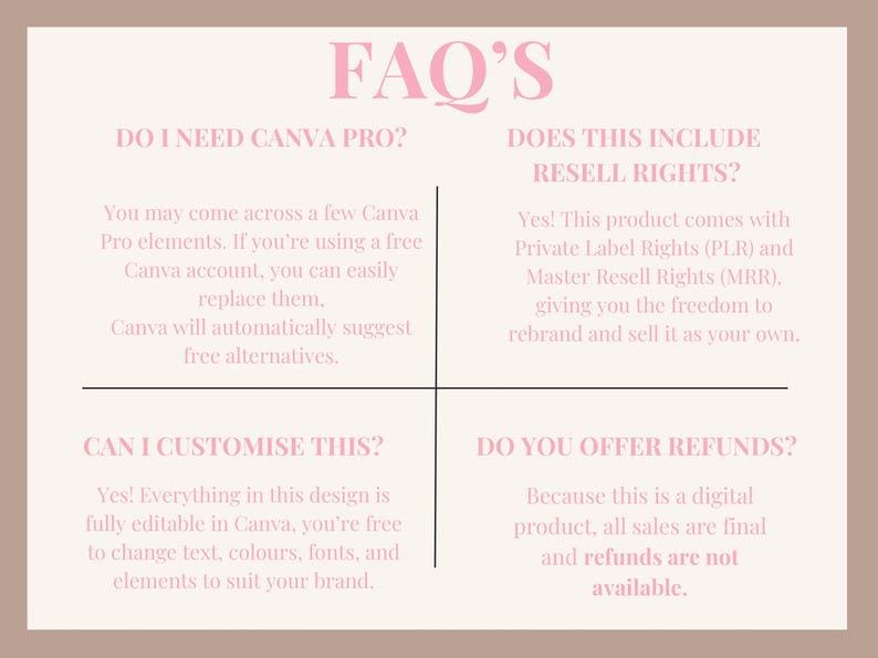 Faceless Creator Pro Bundle | Passive Income Canva Templates (PLR & MRR) image 4