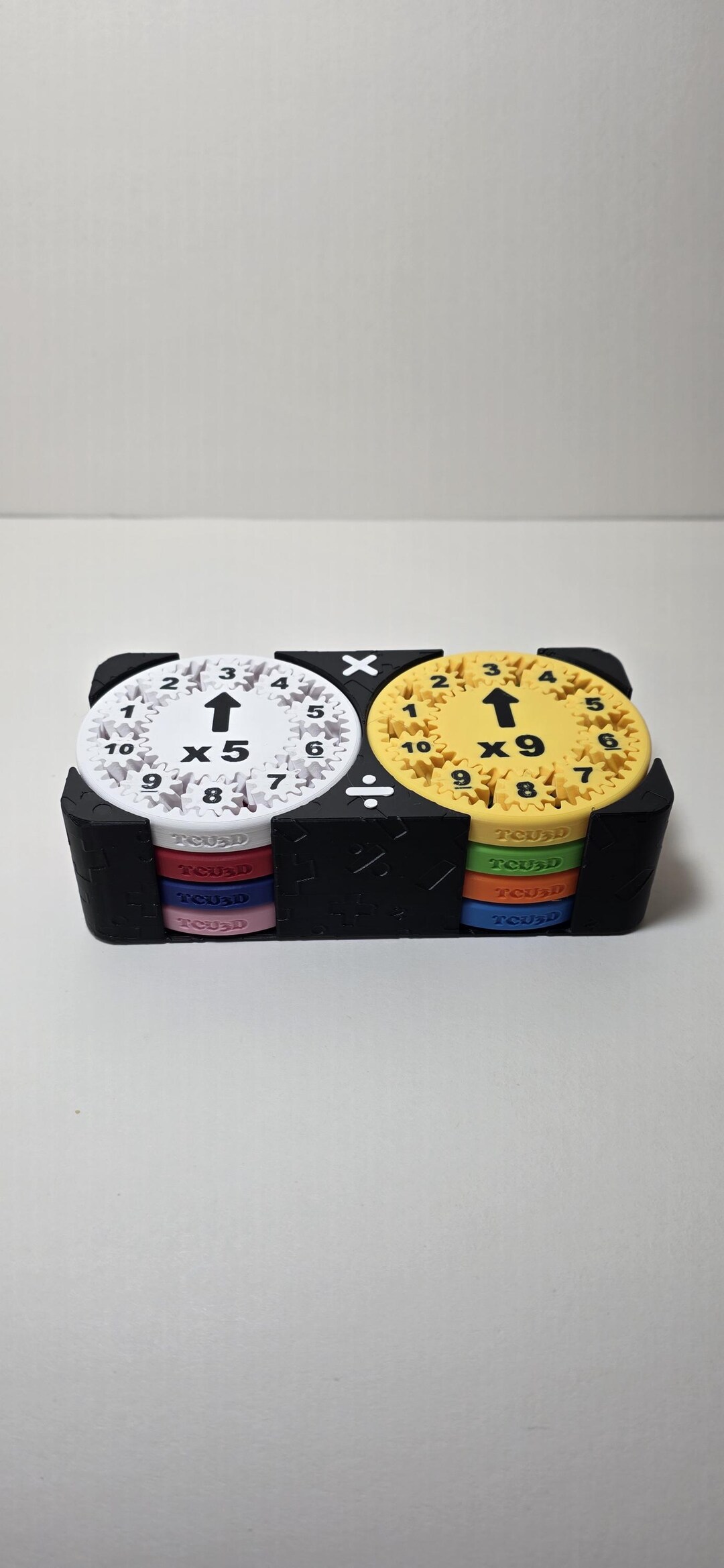 Multiplication Math Spinner Set | 3D Printed Gears for Kids Learning ...