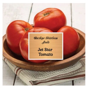 Tomato Jet Star - Tomato Seeds - NON-Gmo - Heirloom - Buckeye Heirloom Seeds