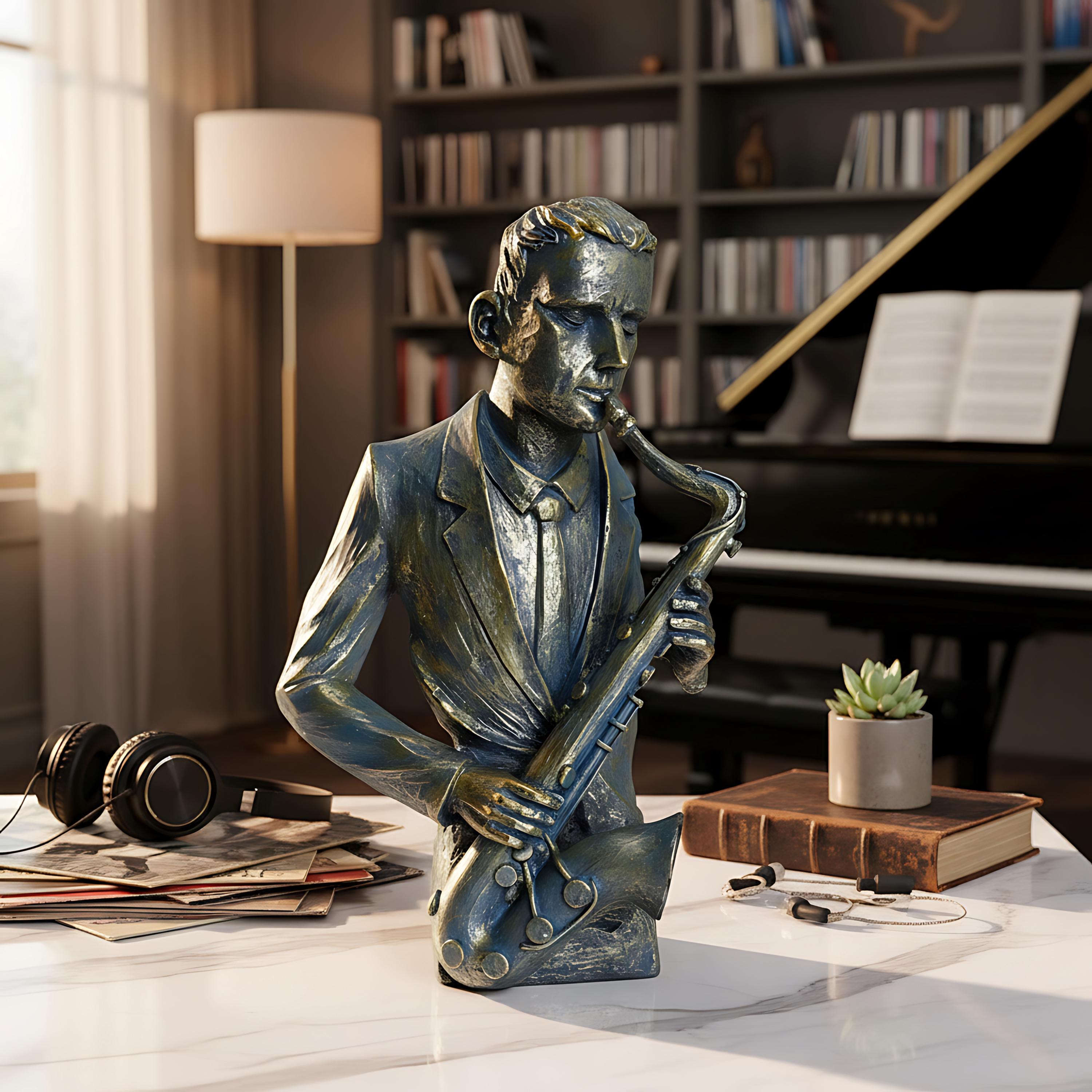 Modern Musical Note Trophy Piano Ornaments Home Decor Arts Music Crafts Gifts Al