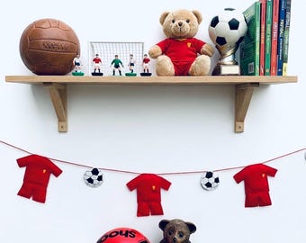 Guirnalda de fútbol, regalo para niño, decoración de habitación