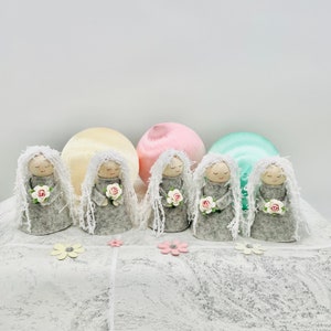 Wooden Peg Doll, Peg People, Girls gift