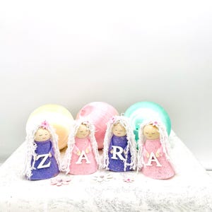 Personalised peg dolls, bedroom decor