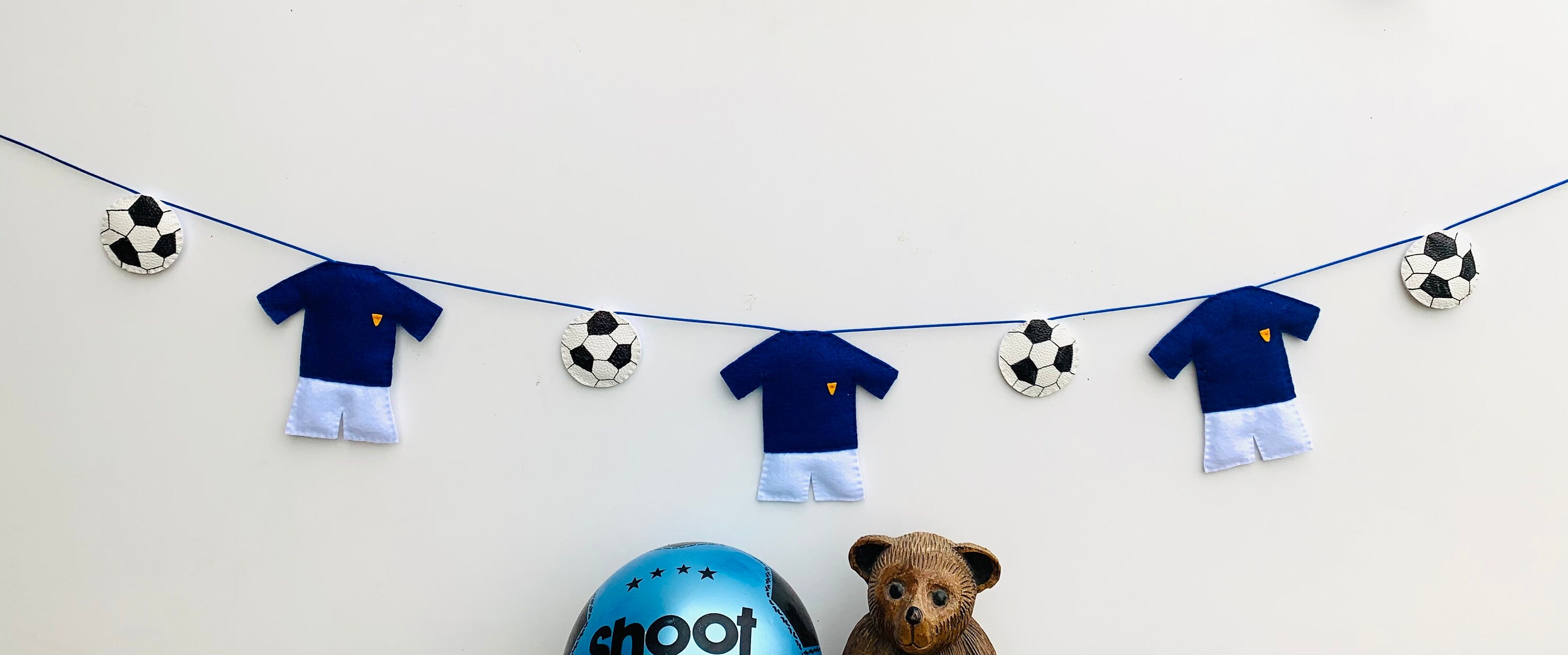 Fußballzimmer Deko Fußballgirlande | Etsy