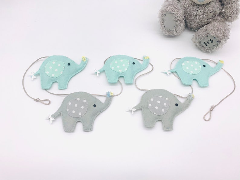 elephant bunting for nursery