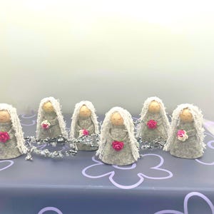 Wooden Peg Dolls, Peg People, Girls gift