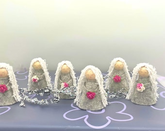 Wooden Peg Dolls, Peg People, Girls gift