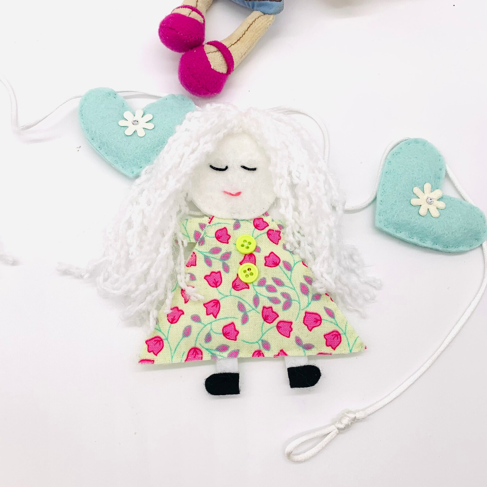 Dolly bunting garland dolly bunting dolly garland lemon Etsy