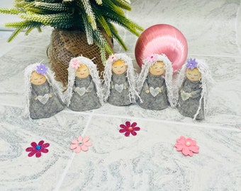 Christmas Peg Dolls, Peg People