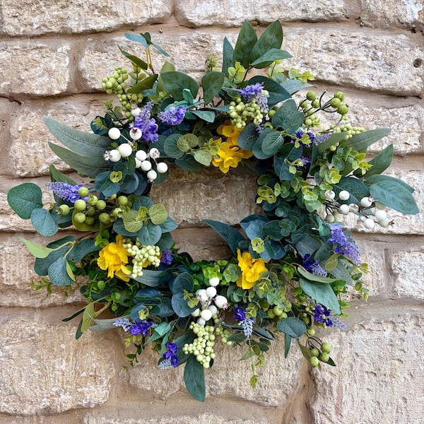 Artificial wreath, Spring daffodils