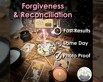 Forgiveness and Reconciliation Ritual w/ Amulet (Optional) - Cast for Trust, Communication, Connection, Loyalty, & Friendship