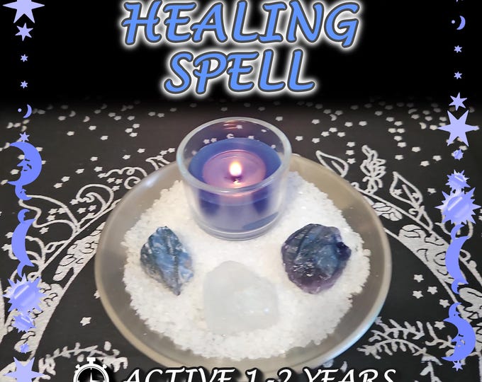 Health and Healing Spell - SAME DAY Casting for Cleansing, Energy, & Balance [Active 1-2 Years] (Tarot w/ Spell Cast)