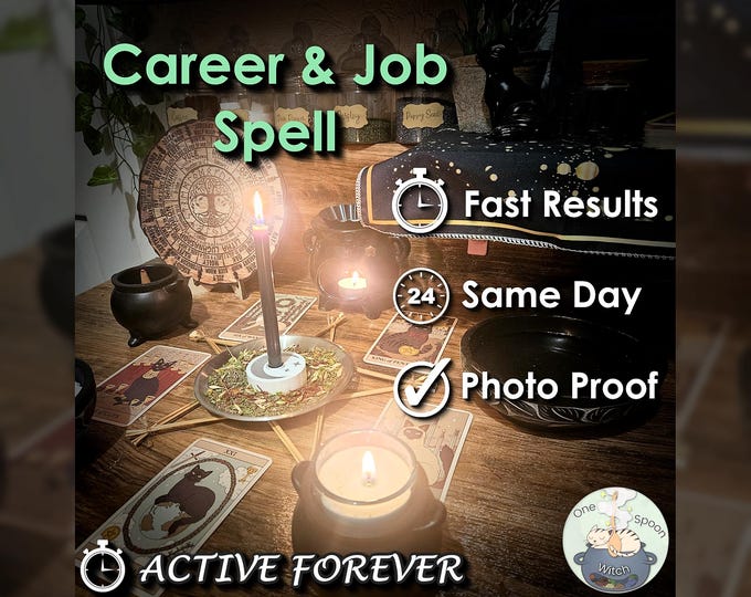 Career and Job Spell - SAME DAY Casting for Financial Success & Opportunity [Active Forever] (Tarot w/ Spell Cast)
