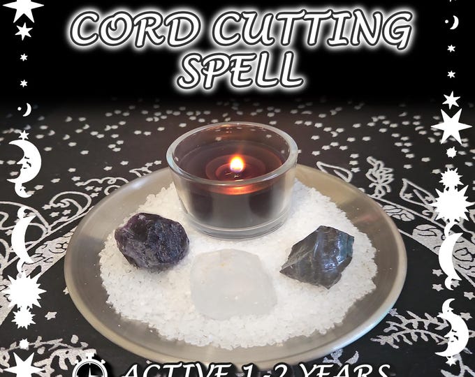 Banishing and Cord Cutting Spell - SAME DAY Casting for Cleansing & Protection [Active 1-2 Years] (Tarot w/ Spell Cast)