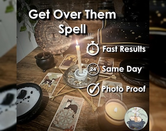 Get Over Them & Reset Spell - SAMEDAY Casting for Clarity, Healing, Cleansing, Emotional Blocks (Tarot w/ Spell Cast)