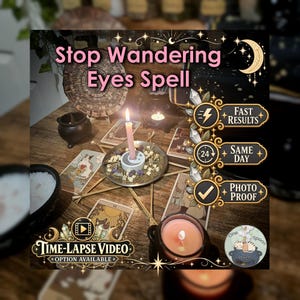 Stop Wandering Eyes Spell - SAME DAY Casting for Loyalty, Fidelity, Commitment, Trust, Devotion