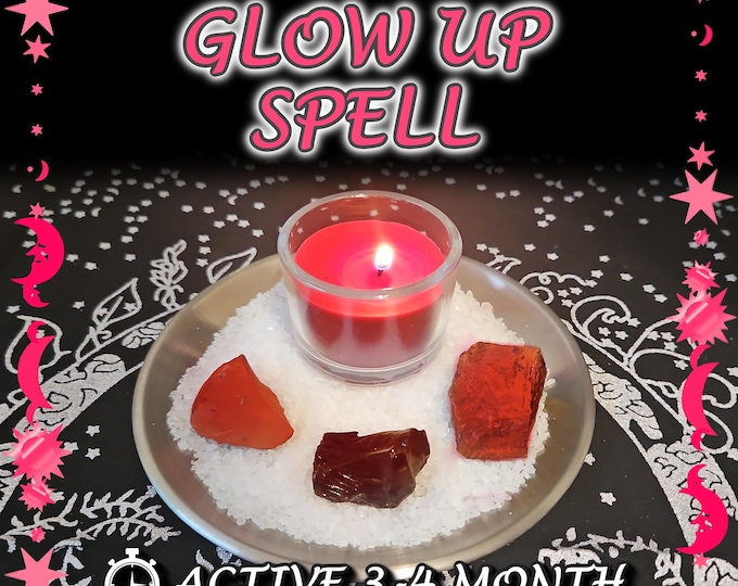 Glow Up and Glamour Spell - SAME DAY Casting for Radiance, & Confidence [Active 3-4 Month] (Tarot w/ Spell Cast)