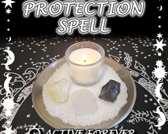Protection and Grounding Spell - SAME DAY Casting for Cleansing, Balance & Shielding [Active Forever] (Tarot w/ Spell Cast)