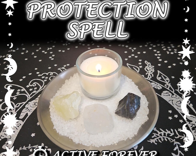 Protection and Grounding Spell - SAME DAY Casting for Cleansing, Balance & Shielding [Active Forever] (Tarot w/ Spell Cast)