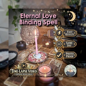 Love Binding Spell - SAME DAY Casting for Commitment, Loyalty, Lasting Love, Connection, & Devotion
