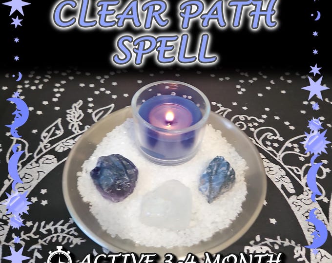 Clear Path and Clarity Spell - SAMEDAY Casting for Motivation, Energy, Creativity [Active 3-4 Month] (Tarot w/ Spell Cast)
