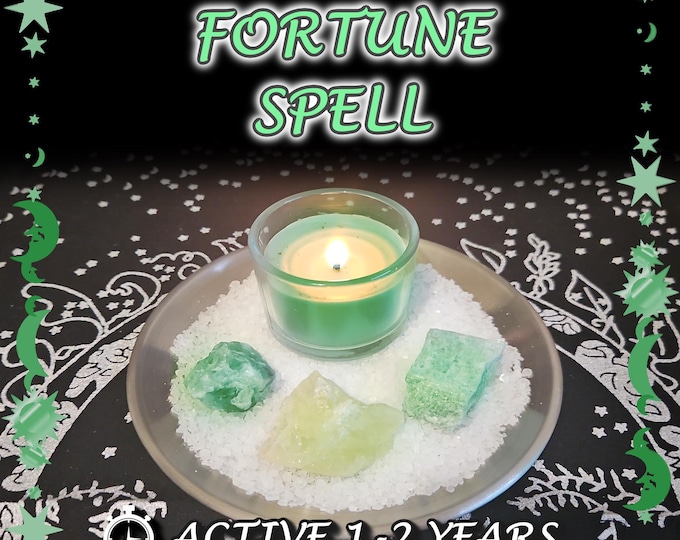 Fortune and Money Spell - SAME DAY Casting for Abundance, Success, Wealth, Opportunity, & Fortune [Active 1-2 Years] (Tarot w/ Spell Cast)