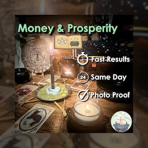 Money and Prosperity Ritual w/ Amulet (Optional) - Cast for Financial Abundance, Success, Wealth, Opportunity, & Fortune