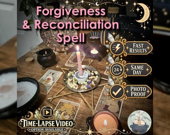 Forgiveness and Reconciliation Spell - SAME DAY Casting for Trust, Communication, Connection, Loyalty, & Friendship