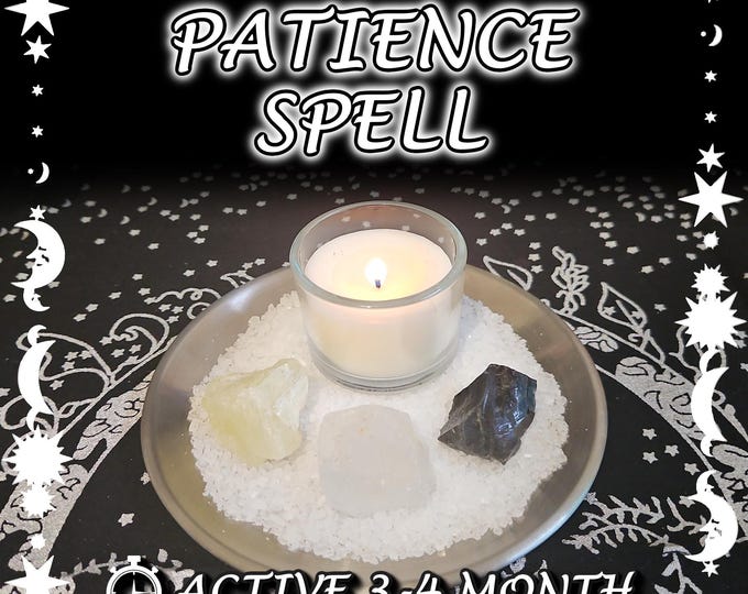 Patience & Calm Spell - SAMEDAY Casting for Happiness, Balance, Relaxation, Peace [Active 3-4 Month] (Tarot w/ Spell Cast)