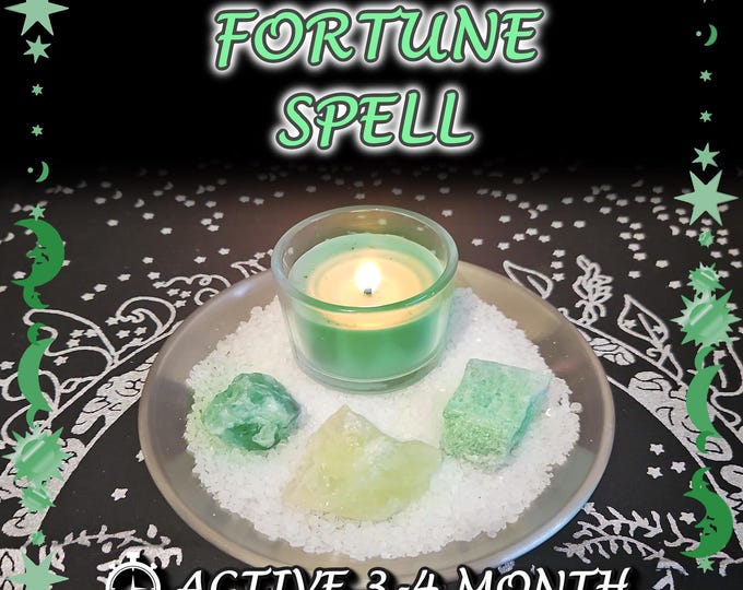 Fortune and Money Spell - SAME DAY Casting for Abundance, Wealth, & Fortune [Active 3-4 Month] (Tarot w/ Spell Cast)
