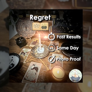 Regret Ritual w/ Amulet (Optional) - Cast for Healing, Reconciliation, Clarity, Forgiveness, & Cleansing
