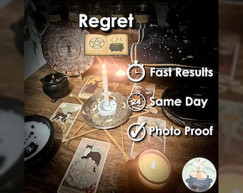 Regret Ritual w/ Amulet (Optional) - Cast for Healing, Reconciliation, Clarity, Forgiveness, & Cleansing