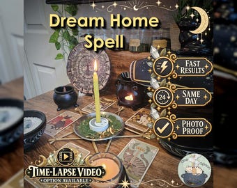 Dream Home and House Move Spell - SAME DAY Casting for Prosperity, Money, Wealth, Opportunity, & Fortune