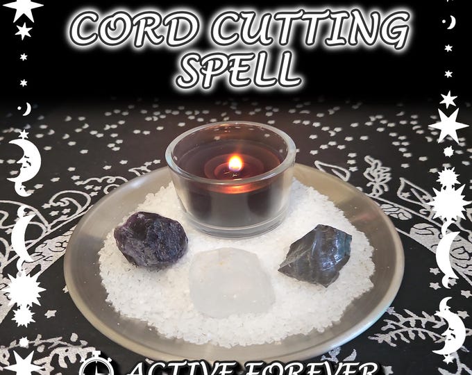 Banishing and Cord Cutting Spell - SAME DAY Casting for Cleansing & Protection [Active Forever] (Tarot w/ Spell Cast)