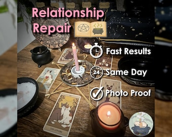 Relationship Repair Ritual w/ Amulet (Optional) - Cast for Loyalty, Communication, Forgiveness, Trust, Connection