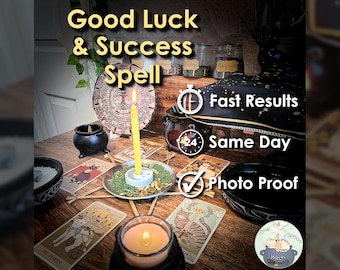 Success and Luck Spell - SAME DAY Casting for Prosperity, Money, Wealth, Opportunity, & Fortune (Tarot w/ Spell Cast)