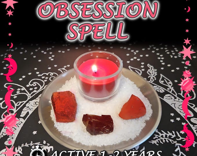 Passion and Obsession Spell - SAME DAY Casting for Attraction, Sensuality, Chemistry [Active 1-2 Years] (Tarot w/ Spell Cast)