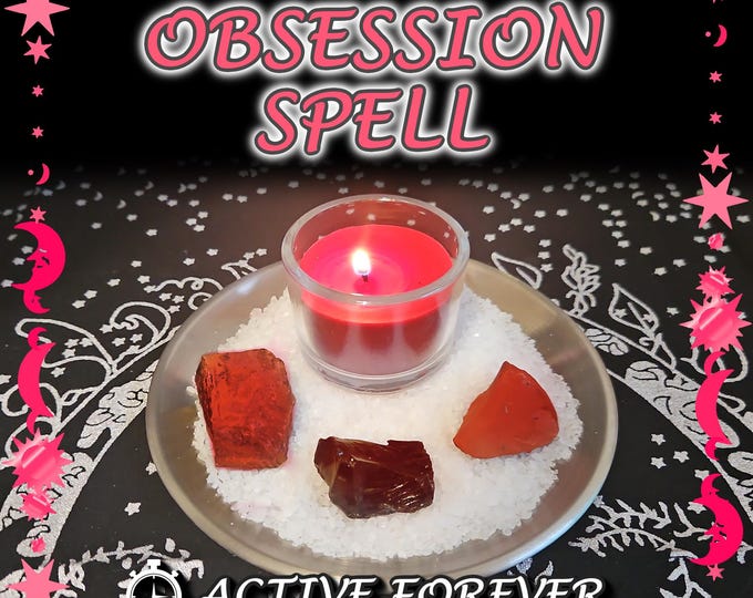 Passion and Obsession Spell - SAME DAY Casting for Attraction, Sensuality, Connection, Love [Active Forever] (Tarot w/ Spell Cast)