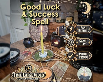 Success and Luck Spell - SAME DAY Casting for Prosperity, Money, Wealth, Opportunity, & Fortune