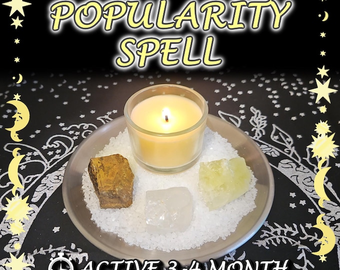 Popularity and Respect Spell - SAME DAY Casting for Adoration, Fame, Success [Active 3-4 Month] (Tarot w/ Spell Cast)