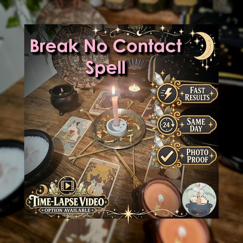 Break No Contact Spell - SAME DAY Casting for Trust, Commitment, Connection, Relationship, & Friendship afbeelding 1