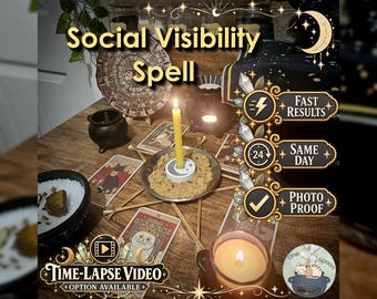 Social Media Spell - SAME DAY Casting for Respect, Power, Recognition, Opportunity, & Success
