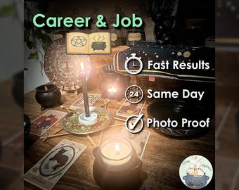 Career and Job Ritual w/ Amulet (Optional) - Cast for Financial Success, Wealth, Prosperity, Opportunity, & Fortune