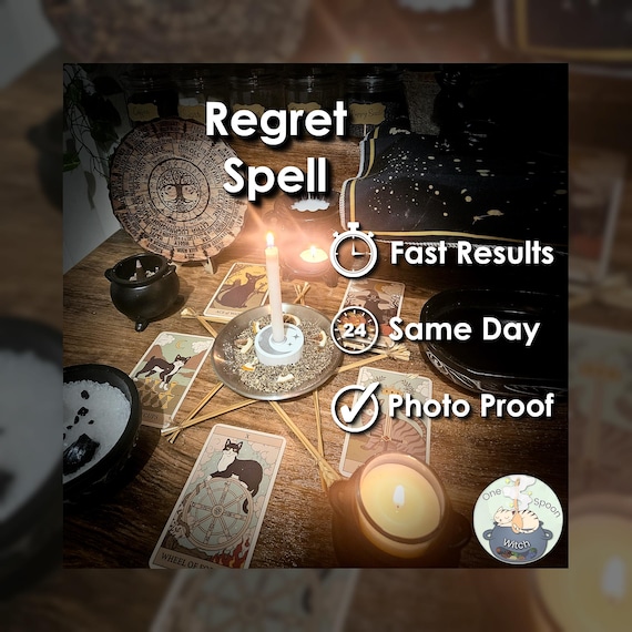 Regret Spell - SAME DAY Casting for Healing, Reconciliation, Clarity, Forgiveness, & Cleansing (Tarot w/ Spell Cast)