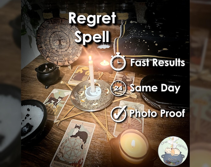 Regret Spell - SAME DAY Casting for Healing, Reconciliation, Clarity, Forgiveness, & Cleansing (Tarot w/ Spell Cast)