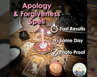 Apology and Forgiveness Spell - SAME DAY Casting for Trust, Communication, Connection, Loyalty, & Friendship (Tarot w/ Spell Cast)